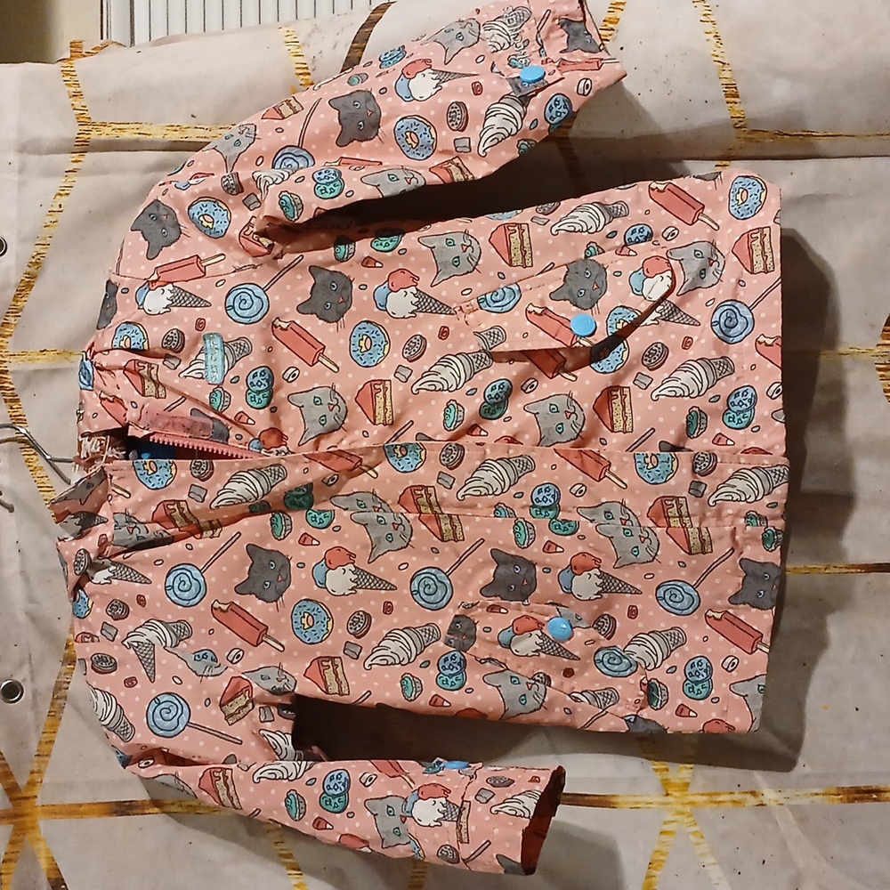 Sketchers Cat and Ice cream rain coat 4